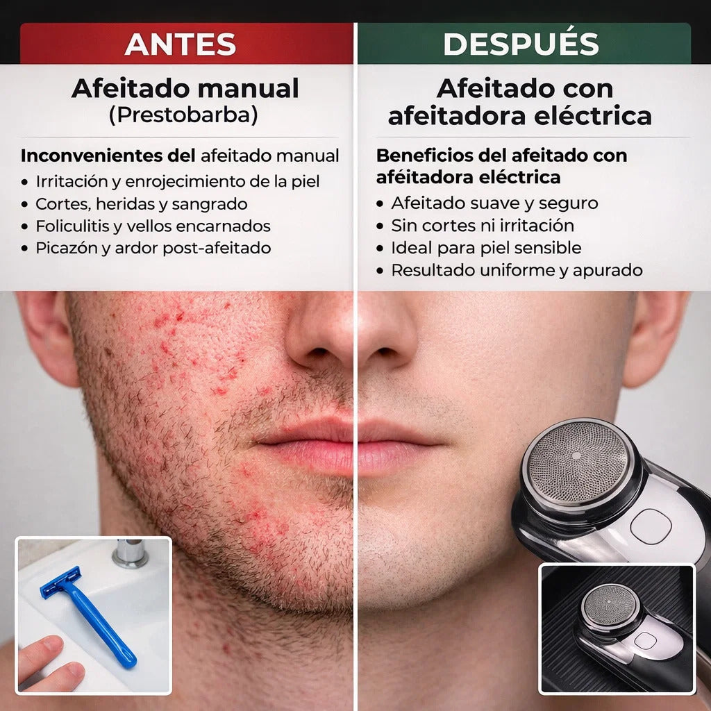 2x1 ProBarber - Mini Afeitadora Profesional