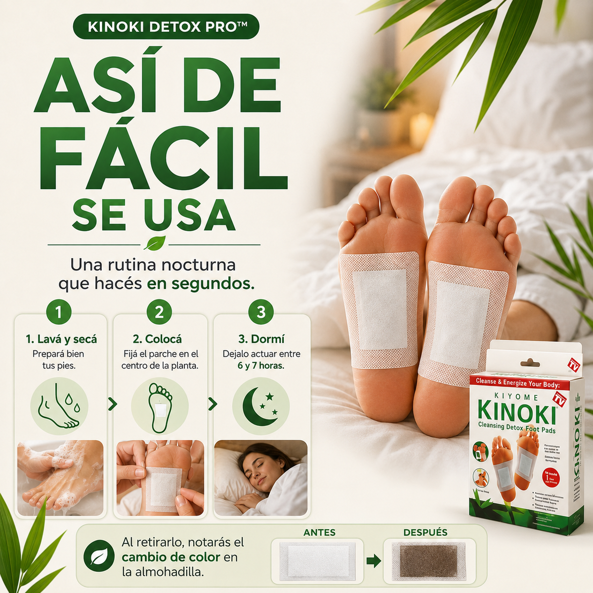Kinoki DETOX - Compre 10 y Llevate 50 GRATIS